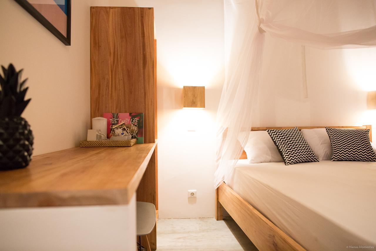 Nanas Homestay Bungalow غيلي آير المظهر الخارجي الصورة