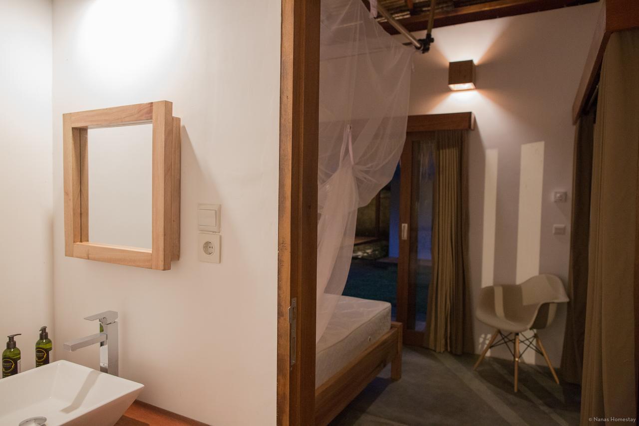 Nanas Homestay Bungalow غيلي آير المظهر الخارجي الصورة