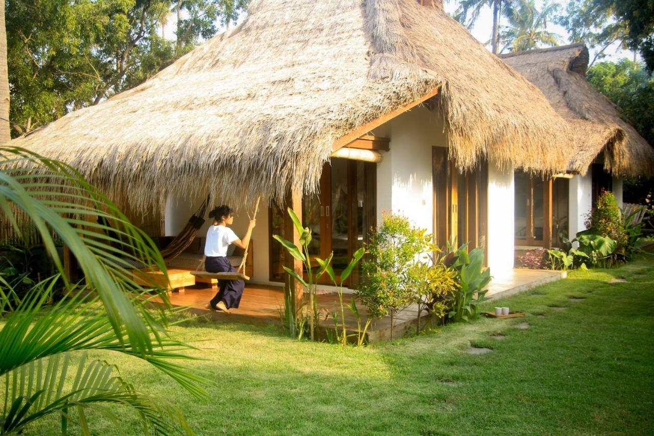 Nanas Homestay Bungalow غيلي آير المظهر الخارجي الصورة